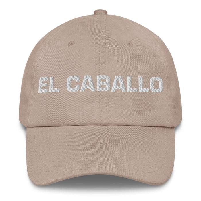 El Caballo The Horse Mexican Spanish Pride Gift Regalo Dad Hat Mexicada Stone