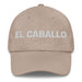 El Caballo The Horse Mexican Spanish Pride Gift Regalo Dad Hat Mexicada Stone