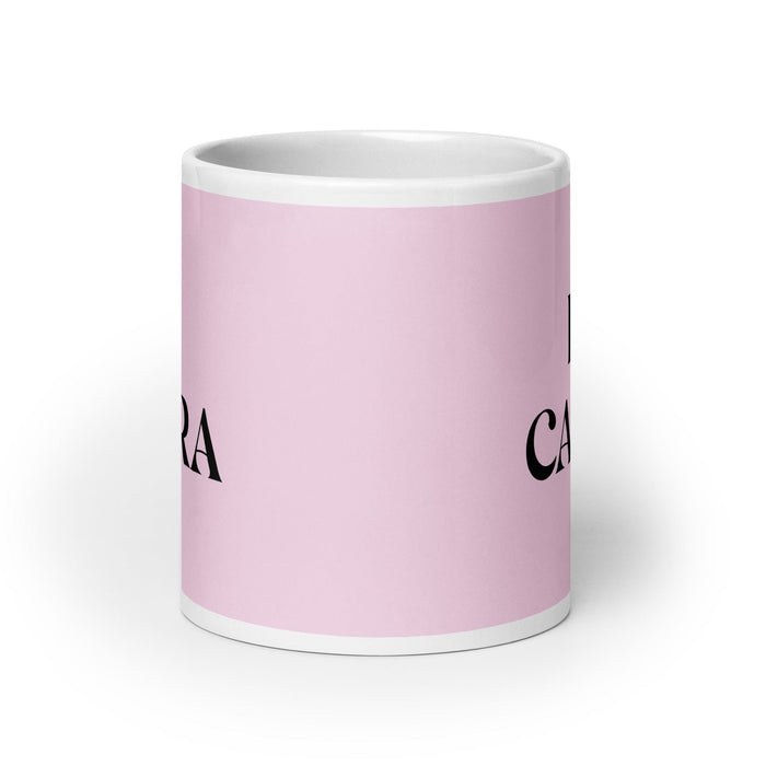 El Cabra The Goat Funny Home Office Work Coffee Mug Mexican Spanish Pride Gift White Glossy Cup Light Pink Card Mug Mexicada