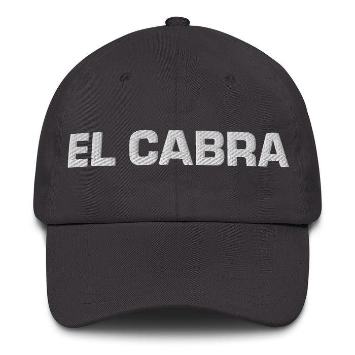 El Cabra The Goat Mexican Spanish Pride Gift Regalo Dad Hat Mexicada Dark Grey