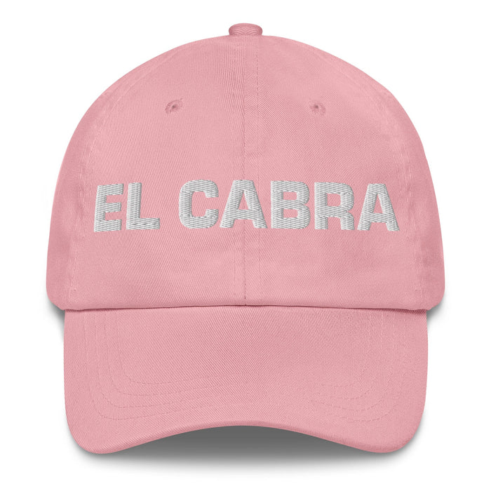 El Cabra The Goat Mexican Spanish Pride Gift Regalo Dad Hat Mexicada Pink