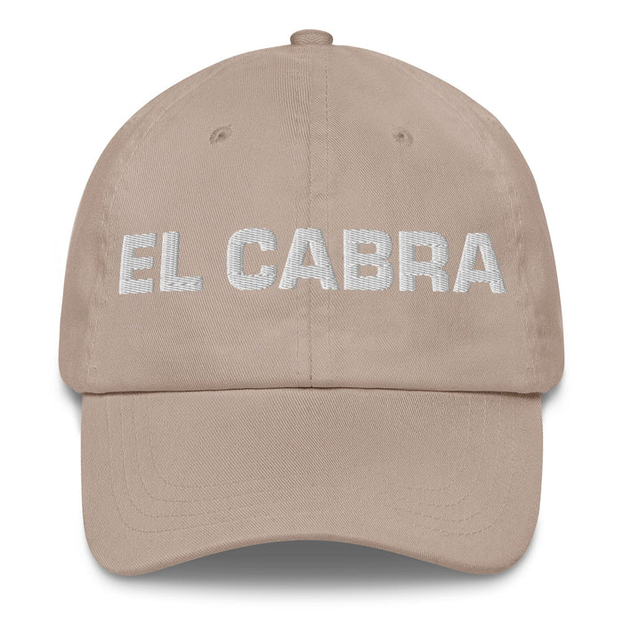 El Cabra The Goat Mexican Spanish Pride Gift Regalo Dad Hat Mexicada Stone