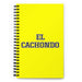 El Cachondo The Horny One | Yellow Spiral Notebook, 140 Dotted Sheets | Funny Gift Idea Home Office Work | Mexican Spanish Pride Gift Mexicada