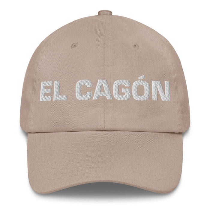 El Cagón The Messy One Mexican Spanish Pride Gift Regalo Dad Hat Mexicada Stone