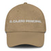 El Cajero Principal The Head Cashier Mexican Spanish Pride Gift Regalo Dad Hat Mexicada Khaki