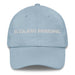 El Cajero Principal The Head Cashier Mexican Spanish Pride Gift Regalo Dad Hat Mexicada Light Blue