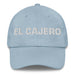 El Cajero The Cashier Mexican Spanish Pride Gift Regalo Dad Hat Mexicada Light Blue