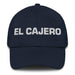 El Cajero The Cashier Mexican Spanish Pride Gift Regalo Dad Hat Mexicada Navy