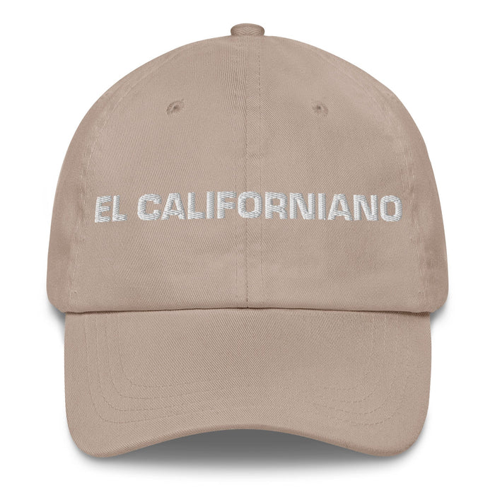 El Californiano The Californian Mexican Spanish Pride Gift Regalo Dad Hat Mexicada Stone