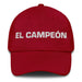 El Campeón The Champion Mexican Spanish Pride Gift Regalo Dad Hat Mexicada Cranberry