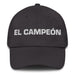 El Campeón The Champion Mexican Spanish Pride Gift Regalo Dad Hat Mexicada Dark Grey