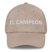 El Campeón The Champion Mexican Spanish Pride Gift Regalo Dad Hat Mexicada Stone