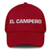 El Campero The Camper Mexican Spanish Pride Gift Regalo Dad Hat Mexicada Cranberry