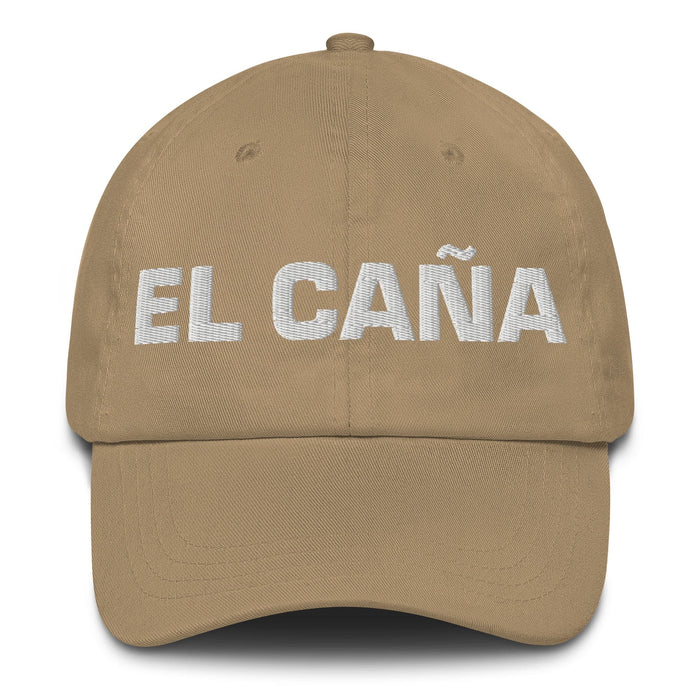 El Caña The Beer Lover Mexican Spanish Pride Gift Regalo Dad Hat Mexicada Khaki