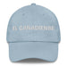 El Canadiense The Canadian Mexican Spanish Pride Gift Regalo Dad Hat Mexicada Light Blue