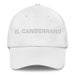 El Canberrano The Canberran Mexican Spanish Pride Gift Regalo Dad Hat Mexicada White