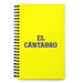 El Cántabro The Cantabrian | Yellow Spiral Notebook, 140 Dotted Sheets | Funny Gift Idea Home Office Work | Mexican Spanish Pride Gift Mexicada