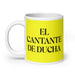 El Cantante De Ducha The Shower Singer Funny Home Office Work Coffee Mug Mexican Spanish Pride Gift White Glossy Cup Yellow Card Mug Mexicada