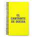 El Cantante De Ducha The Shower Singer | Yellow Spiral Notebook, 140 Dotted Sheets | Funny Gift Idea Home Office Work | Mexican Spanish Pride Gift Mexicada