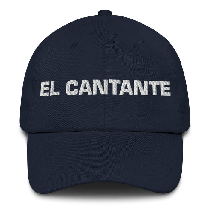 El Cantante The Singer Mexican Spanish Pride Gift Regalo Dad Hat Mexicada Navy