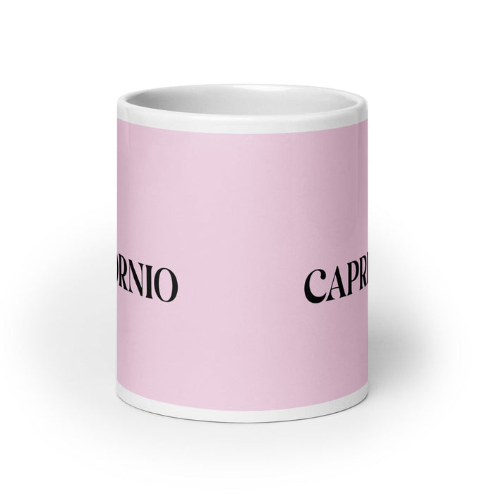 El Capricornio The Capricorn Funny Home Office Work Coffee Mug Mexican Spanish Pride Gift White Glossy Cup Light Pink Card Mug Mexicada