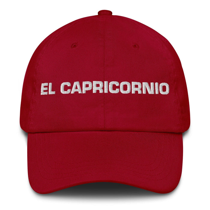 El Capricornio The Capricorn Mexican Spanish Pride Gift Regalo Dad Hat Mexicada Cranberry