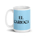 El Carioca The Rio De Janeiro Resident Funny Home Office Work Coffee Mug Mexican Spanish Pride Gift White Glossy Cup Sky Blue Card Mug Mexicada