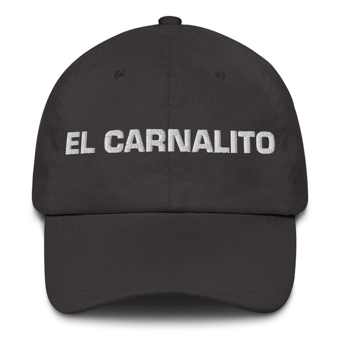 El Carnalito The Little Sibling (Buddy) Mexican Spanish Pride Gift Regalo Dad Hat Mexicada Dark Grey