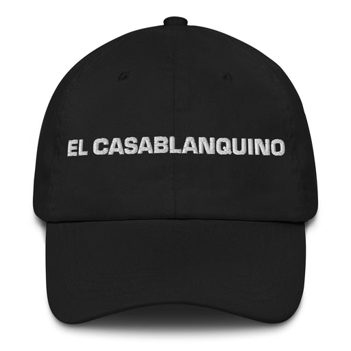 El Casablanquino The Casablanca Resident Mexican Spanish Pride Gift Regalo Dad Hat Mexicada Black