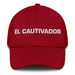 El Cautivador The Captivating One Mexican Spanish Pride Gift Regalo Dad Hat Mexicada Cranberry