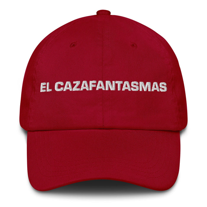 El Cazafantasmas The Ghostbuster Mexican Spanish Pride Gift Regalo Dad Hat Mexicada Cranberry