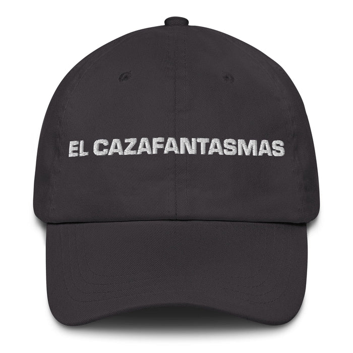 El Cazafantasmas The Ghostbuster Mexican Spanish Pride Gift Regalo Dad Hat Mexicada Dark Grey