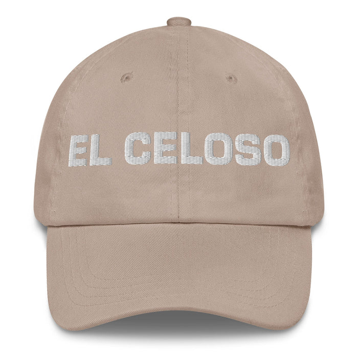 El Celoso The Jealous One Mexican Spanish Pride Gift Regalo Dad Hat Mexicada Stone