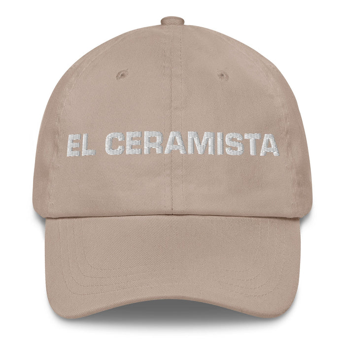 El Ceramista The Ceramic Artist Mexican Spanish Pride Gift Regalo Dad Hat Mexicada Stone