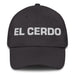 El Cerdo The Pig Mexican Spanish Pride Gift Regalo Dad Hat Mexicada Dark Grey