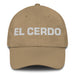 El Cerdo The Pig Mexican Spanish Pride Gift Regalo Dad Hat Mexicada Khaki