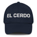 El Cerdo The Pig Mexican Spanish Pride Gift Regalo Dad Hat Mexicada Navy