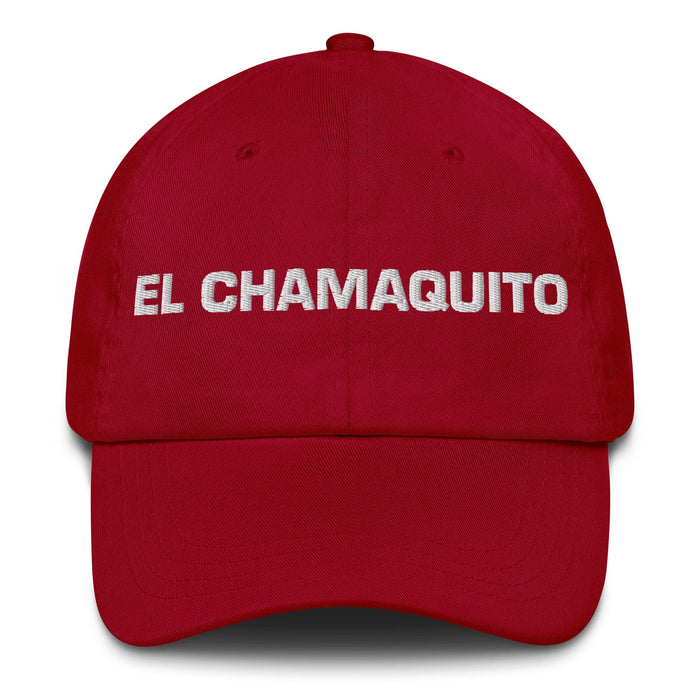 El Chamaquito The Little Kid Mexican Spanish Pride Gift Regalo Dad Hat Mexicada Cranberry