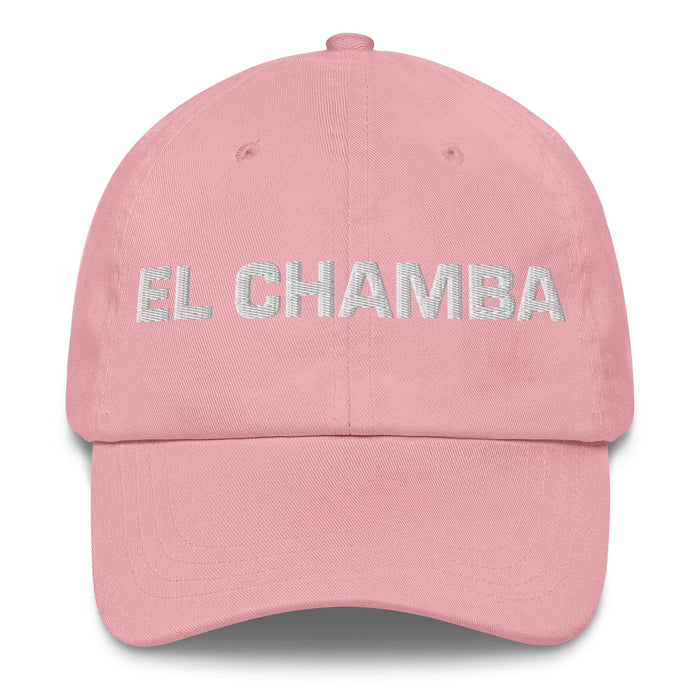 El Chamba The Worker Mexican Spanish Pride Gift Regalo Dad Hat Mexicada Pink