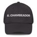 El Chambeador The Hard Worker Mexican Spanish Pride Gift Regalo Dad Hat Mexicada Dark Grey