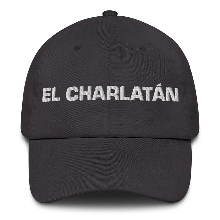 El Charlatán The Chatterbox Mexican Spanish Pride Gift Regalo Dad Hat Mexicada Dark Grey