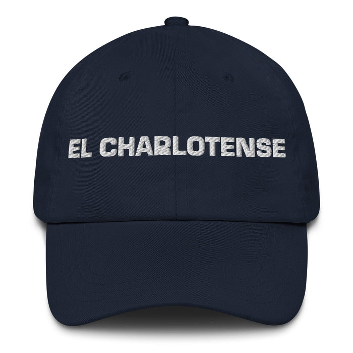 El Charlotense The Charlotte Resident Mexican Spanish Pride Gift Regalo Dad Hat Mexicada Navy