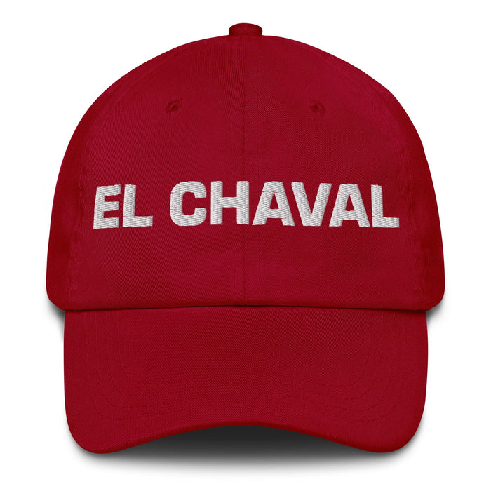 El Chaval The Kid Mexican Spanish Pride Gift Regalo Dad Hat Mexicada Cranberry