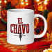 El Chavo Exclusive Art Piece Home Office Work Coffee Mug Mexican Spanish Pride Gift Cup One-Of-A-Kind Calligraphy White Glossy Mug | E1 Mexicada 20 oz