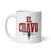 El Chavo Exclusive Art Piece Home Office Work Coffee Mug Mexican Spanish Pride Gift Cup One-Of-A-Kind Calligraphy White Glossy Mug | E1 Mexicada