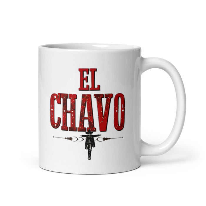 El Chavo Exclusive Art Piece Home Office Work Coffee Mug Mexican Spanish Pride Gift Cup One-Of-A-Kind Calligraphy White Glossy Mug | E1 Mexicada