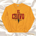 El Chavo Exclusive Art Piece Home Office Work Mexican Spanish Pride Gift One-Of-A-Kind Unisex Sweatshirt | E1 Mexicada Gold / S