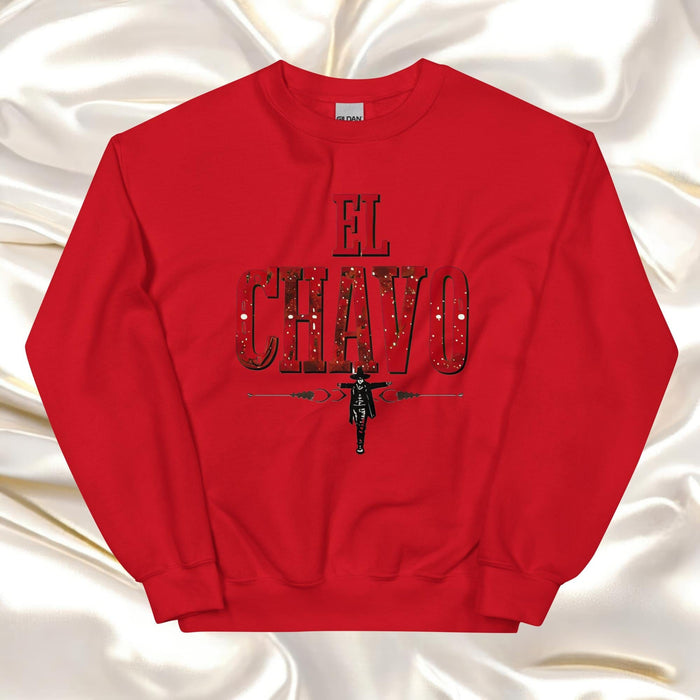 El Chavo Exclusive Art Piece Home Office Work Mexican Spanish Pride Gift One-Of-A-Kind Unisex Sweatshirt | E1 Mexicada Red / S