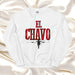 El Chavo Exclusive Art Piece Home Office Work Mexican Spanish Pride Gift One-Of-A-Kind Unisex Sweatshirt | E1 Mexicada White / S