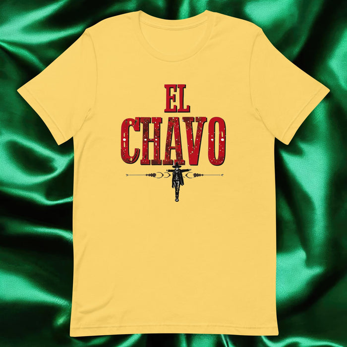 El Chavo Exclusive Art Piece Home Office Work Mexican Spanish Pride Gift One-Of-A-Kind Unisex T-Shirt | E1 Mexicada Yellow / S